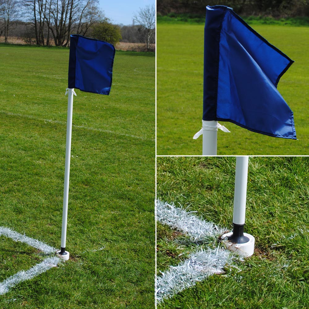 MH Goals 32mm Spring Back Corner Pole Set - Pack of 4