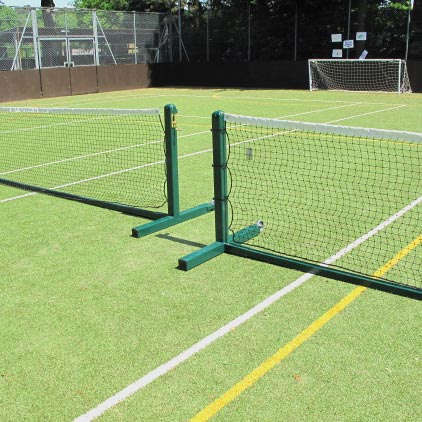 Freestanding Steel Tennis Posts
