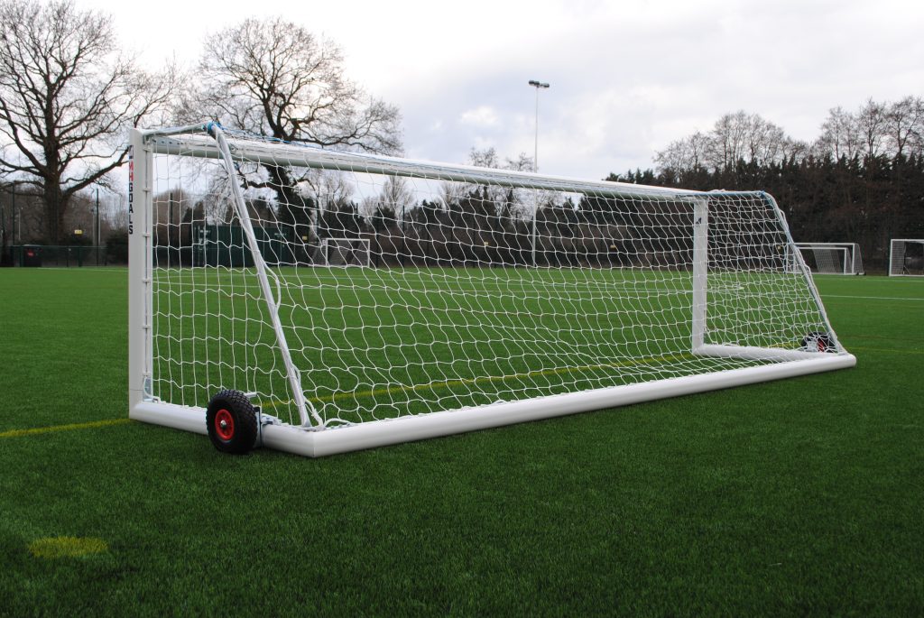 16x4 Wheeled Football Goal 5v5 Package: 5-A-Side Freestanding Aluminium