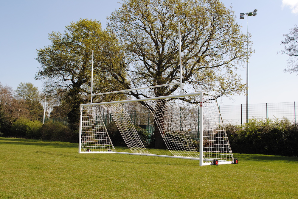 Aluminium Self-Weighted 24x8 Football/Rugby Goal Package