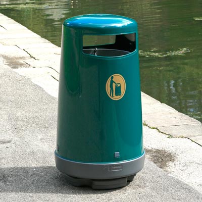 Hooded Litter Bin