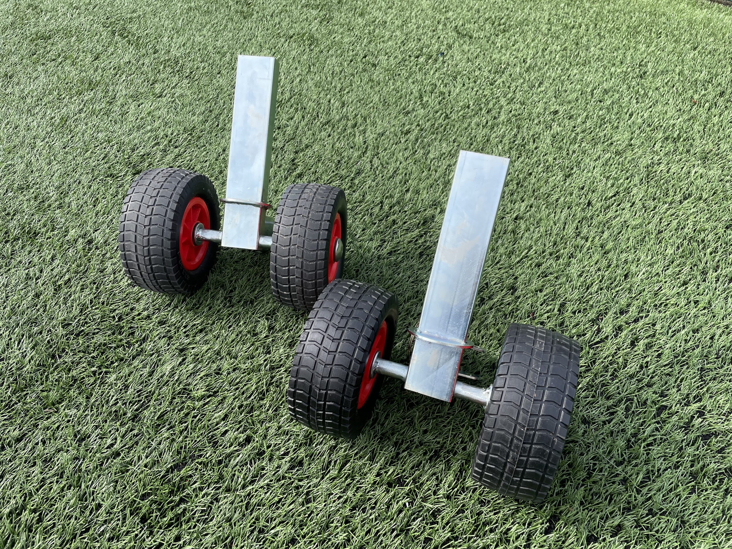 Removable Wheels for Folding Goals