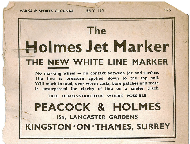Pressure Jet Markers 1st advert