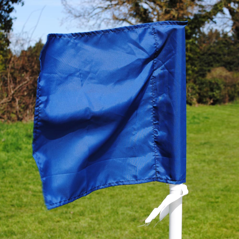 Single Colour Corner Pole Flags - Set of Four