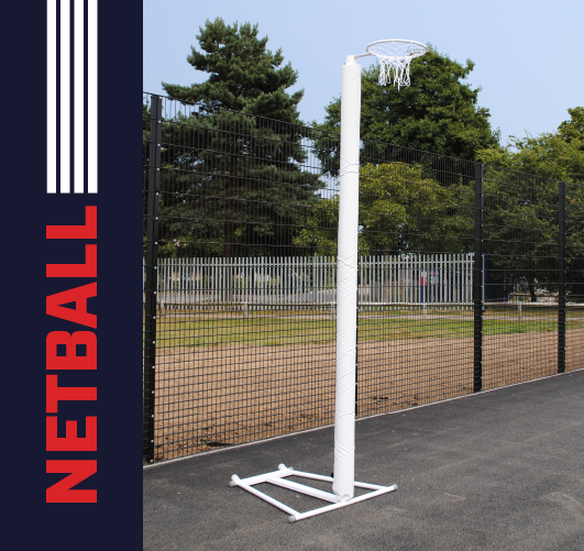 Post protectors for 50mm netball posts